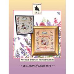 Stickvorlage Cross Stitch Antiques - In Memory Of Louise 1874