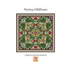 Stickvorlage CM Designs - Planting Wildflowers