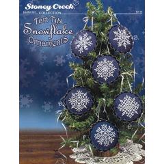Stickvorlage Stoney Creek Collection - Tart Tin Snowflake Ornaments