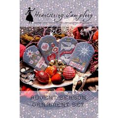 Stickvorlage Heartstring Samplery - Advent Season Ornament Set