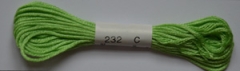Soie dAlger Seidenstickgarn - Farbe 232 gelbgrün