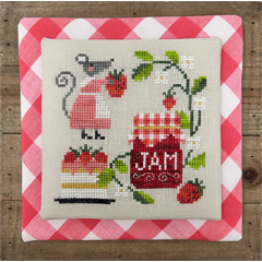 Stickvorlage Tiny Modernist Inc - Mouses Strawberry Jam