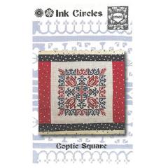 Stickvorlage Ink Circles - Coptic Square