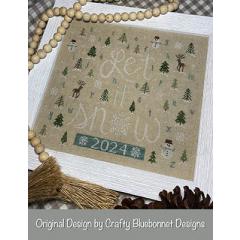 Stickvorlage Crafty Bluebonnet Designs - Let It Snow Sampler