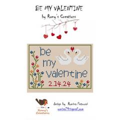 Stickvorlage Romys Creations - Be My Valentine