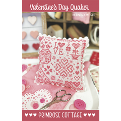 Stickvorlage Primrose Cottage Stitches - Valentines Day Quaker