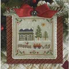 Stickvorlage Little House Needleworks - Log Cabin Christmas - Squirrel