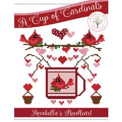 Stickvorlage Anabellas - Cup Of Cardinals