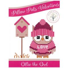 Stickvorlage Anabellas - Ollie The Owl - Pillow Pals Valentines