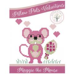 Stickvorlage Anabella's - Maggie The Mouse - Pillow Pals Valentine's
