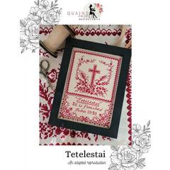 Stickvorlage Quaint Rose Needle Arts - Tetelestai