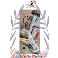Stickvorlage Quaint Rose Needle Arts - Patriotic Spools