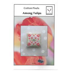 Stickvorlage Cotton Pixels - Among Tulips