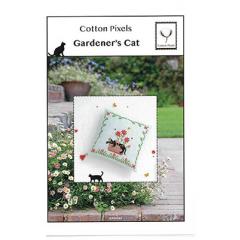 Stickvorlage Cotton Pixels - Gardeners Cat