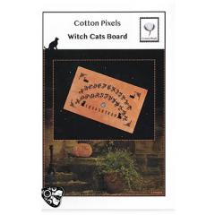 Stickvorlage Cotton Pixels - Witch Cats Board