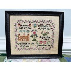 Stickvorlage Rebel Stitcher Designs - Birmingham Girls Sampler