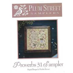 Stickvorlage Plum Street Samplers - Proverbs 31 Sampler