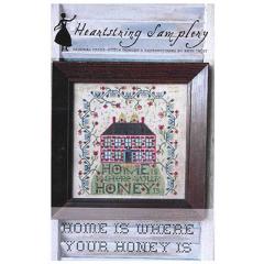 Stickvorlage Heartstring Samplery - Home Is Where Your Honey Is