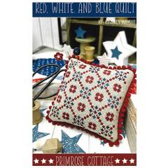 Stickvorlage Primrose Cottage Stitches - Red White And Blue Quilt