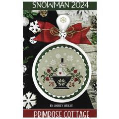 Stickvorlage Primrose Cottage Stitches - Snowman 2024
