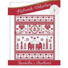 Stickvorlage Anabellas - Redwork Valentine