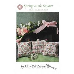 Stickvorlage Scissor Tail Designs - Spring On The Square