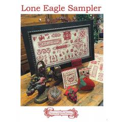 Stickvorlage Needle WorkPress - Lone Eagle Sampler