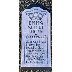 Stickvorlage Running With Needles & Scissor - May Thy Needles Rest In Peace 2 Emma Stickt