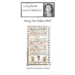 Stickvorlage Lucy Beam - Mary Ann Baker 1845
