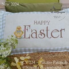 Stickvorlage Serenita Di Campagna - Pulcino Pasquale (Happy Easter)