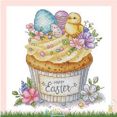 Stickvorlage Les Petites Croix De Lucie - Easter Cupcake