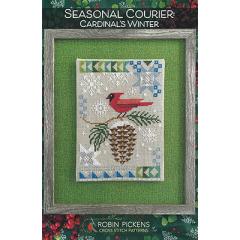 Stickvorlage Robin Pickens INC - Cardinal's Winter - Seasonal Courier