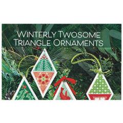 Stickvorlage Robin Pickens INC - Winterly Twosome Triangle Ornaments