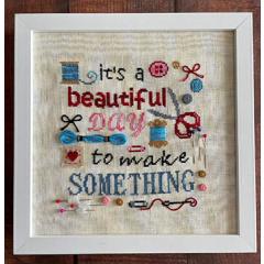 Stickvorlage Romys Creations - Its A Beautiful Day