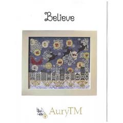 Stickvorlage AuryTM Designs - Believe