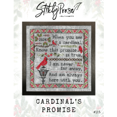 Stickvorlage Stitchy Prose - Cardinal's Promise