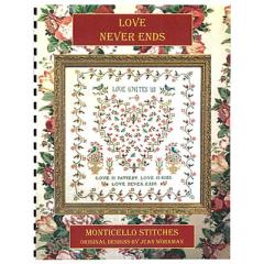 Stickvorlage Monticello Stitches - Love Never Ends