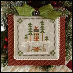 Stickvorlage Little House Needleworks - Log Cabin Christmas - Bunnies