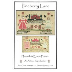 Stickvorlage Pineberry Lane - Hannah & Emma Foster