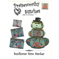 Stickvorlage Praiseworthy Stitches - Sunflower Farm Stacker