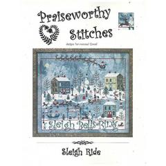 Stickvorlage Praiseworthy Stitches - Sleigh Ride