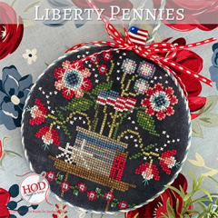 Stickvorlage Hands On Design - Liberty Pennies