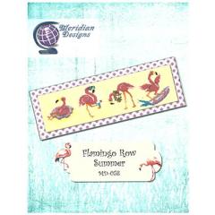 Stickvorlage Meridian Designs - Flamingo Row - Summer