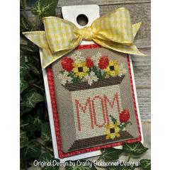 Stickvorlage Crafty Bluebonnet Designs - Moms Bouquet Spool