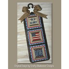 Stickvorlage Crafty Bluebonnet Designs - Patriotic Spool Trio