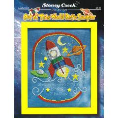 Stickvorlage Stoney Creek Collection - Out Of This World Birth Sampler