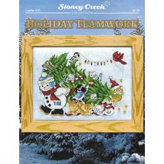 Stickvorlage Stoney Creek Collection - Holiday Teamwork