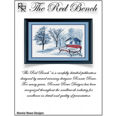 Stickvorlage Ronnie Rowe Designs - Red Bench