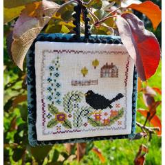 Stickvorlage Cosford Rise Stitchery - Blackbirds Summer