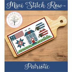 Stickvorlage Anabellas - Mini Stitch Row Patriotic